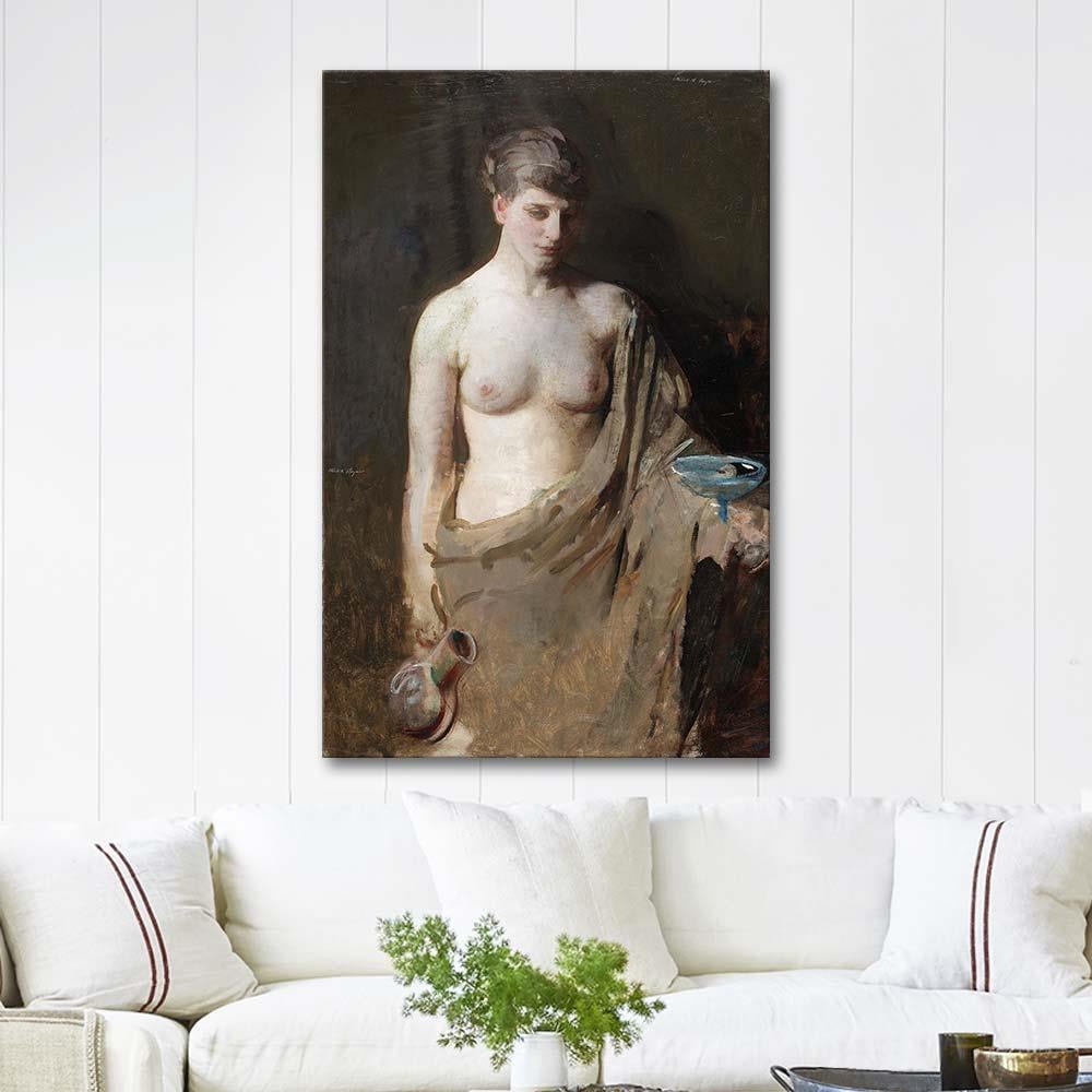 Hebe by Abbott Handerson Thayer as Art Print