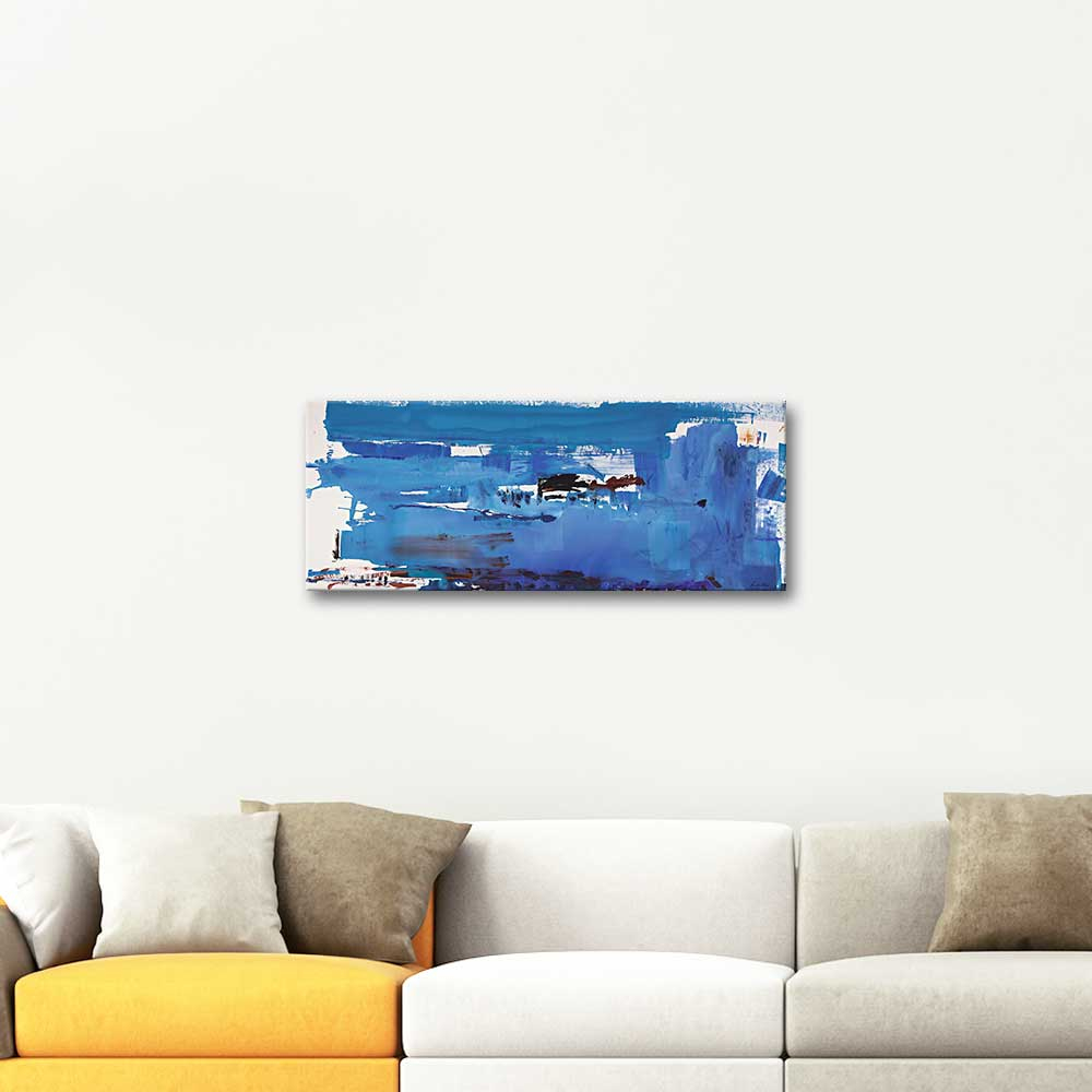 Helen Frankenthaler Blue Rich Art Print