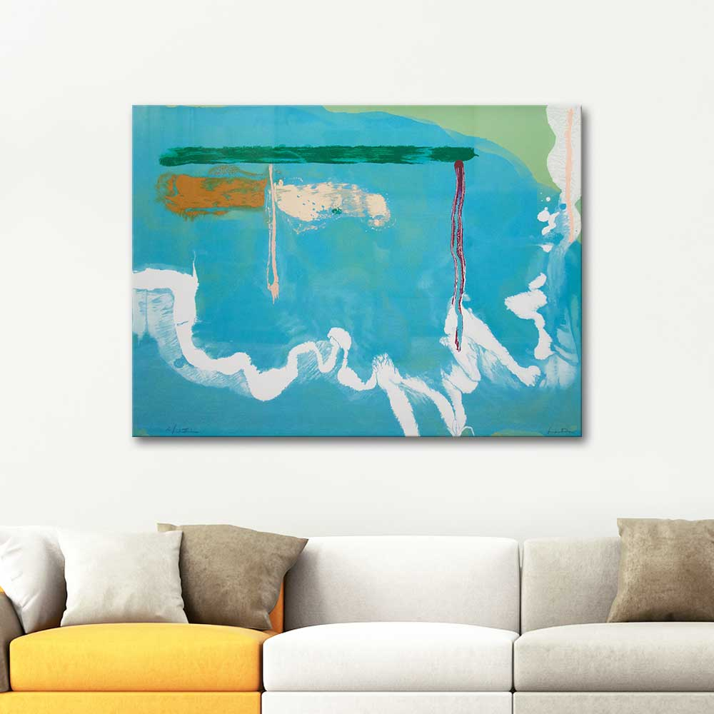 Helen Frankenthaler Skywriting Art Print