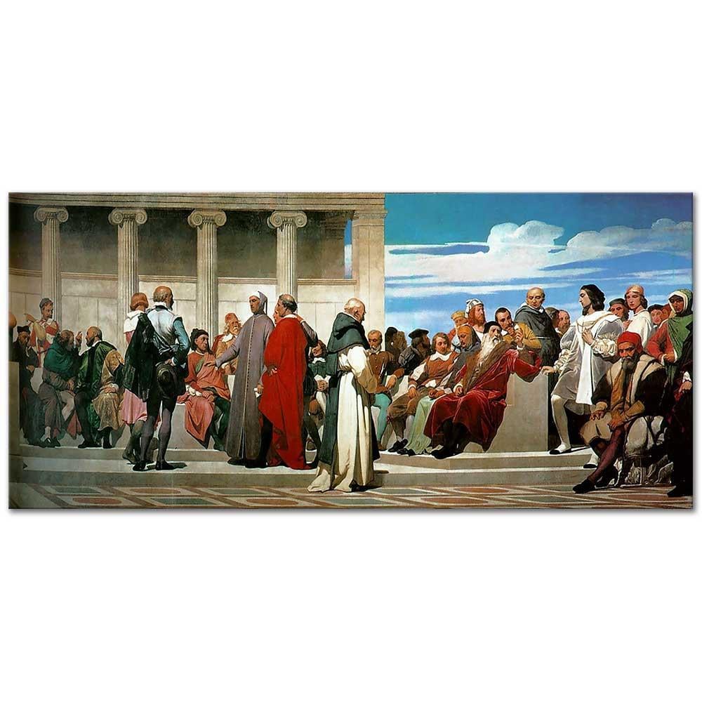 Paul Delaroche Güzel Sanatlar Akademisinden Bir Bölüm III Kanvas Tablo