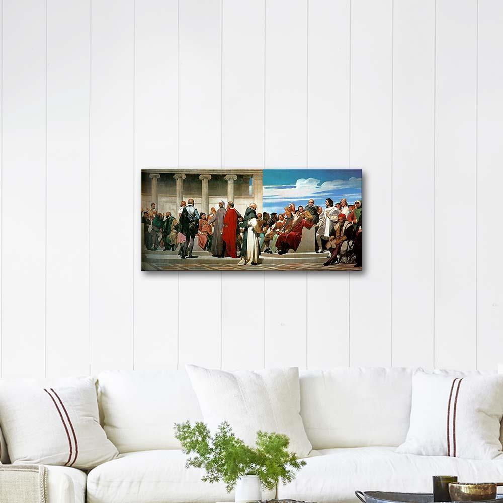 Paul Delaroche Güzel Sanatlar Akademisinden Bir Bölüm III Kanvas Tablo