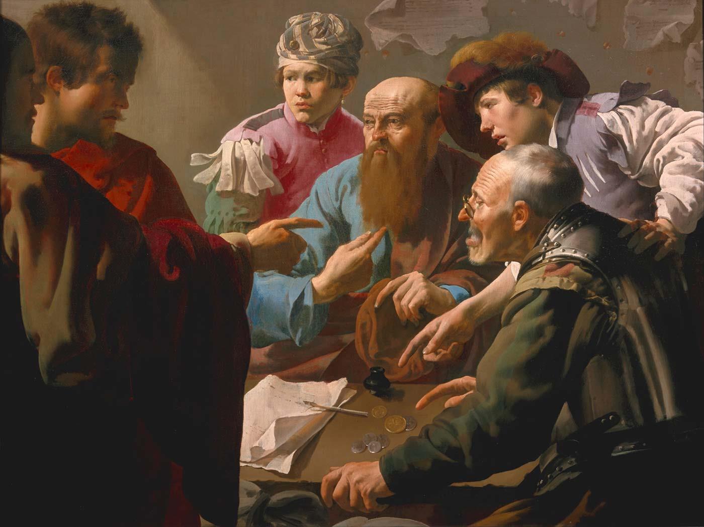 The Calling of Saint Matthew by Hendrick ter Brugghen