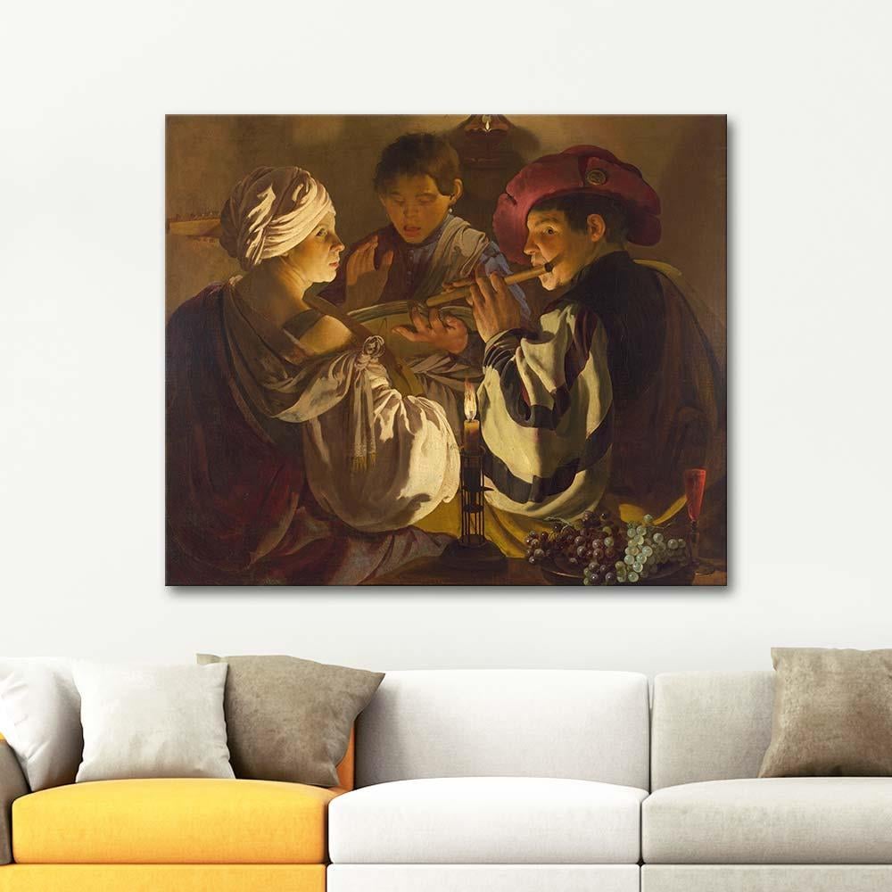 Hendrick ter Brugghen The Concert Art Print