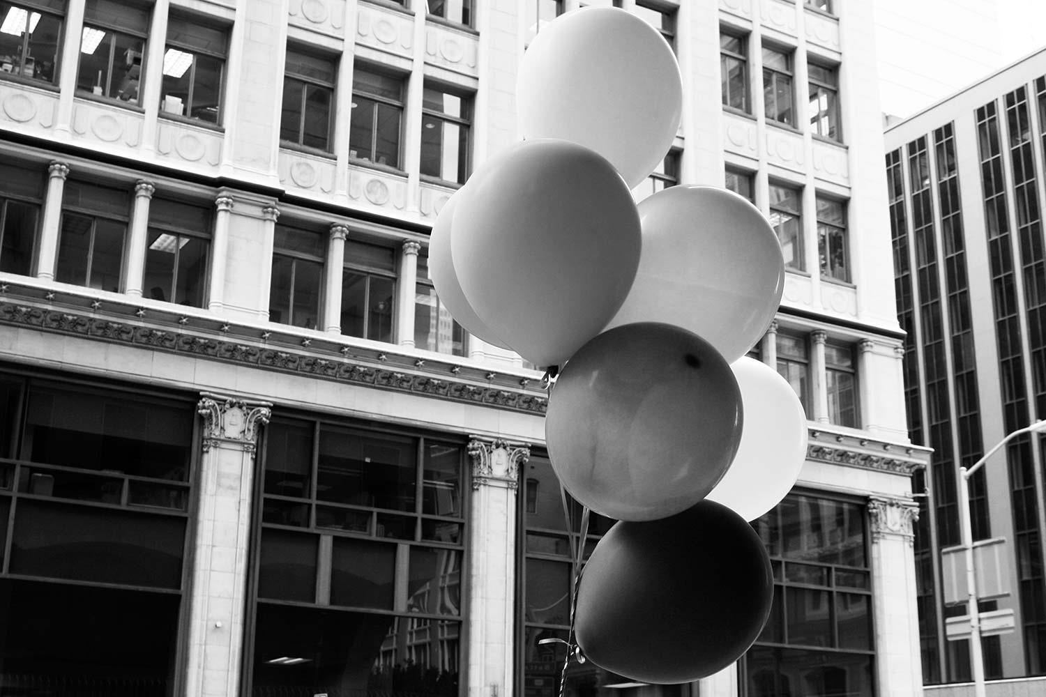 Balloons by Henri Cartier Bresson