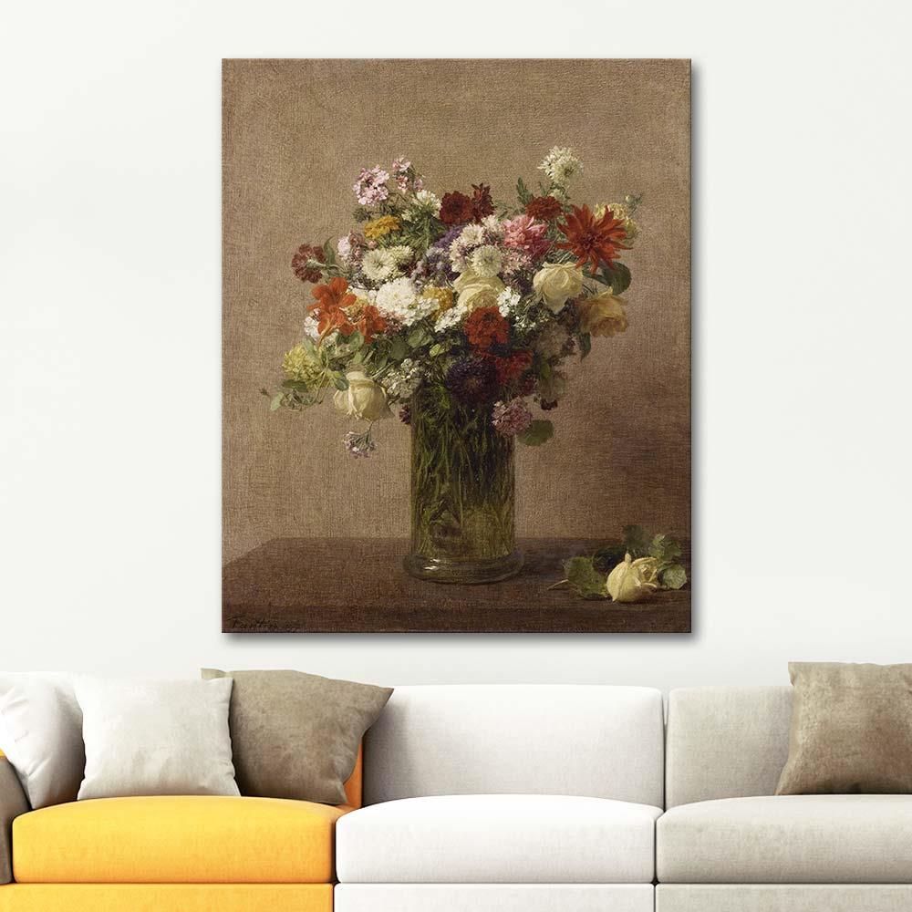 Henri Fantin-Latour Flowers from Normandy Art Print