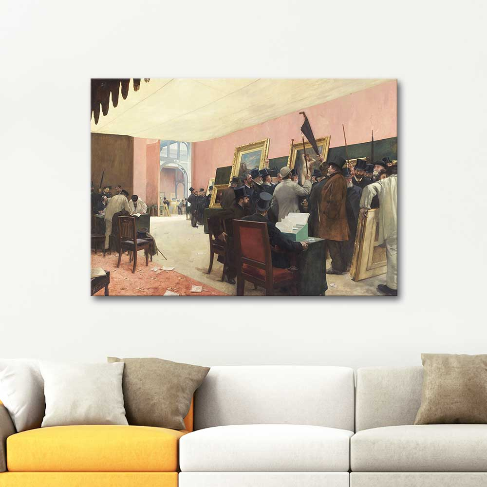 Henri Gervex A Session of the Painting Jury Art Print