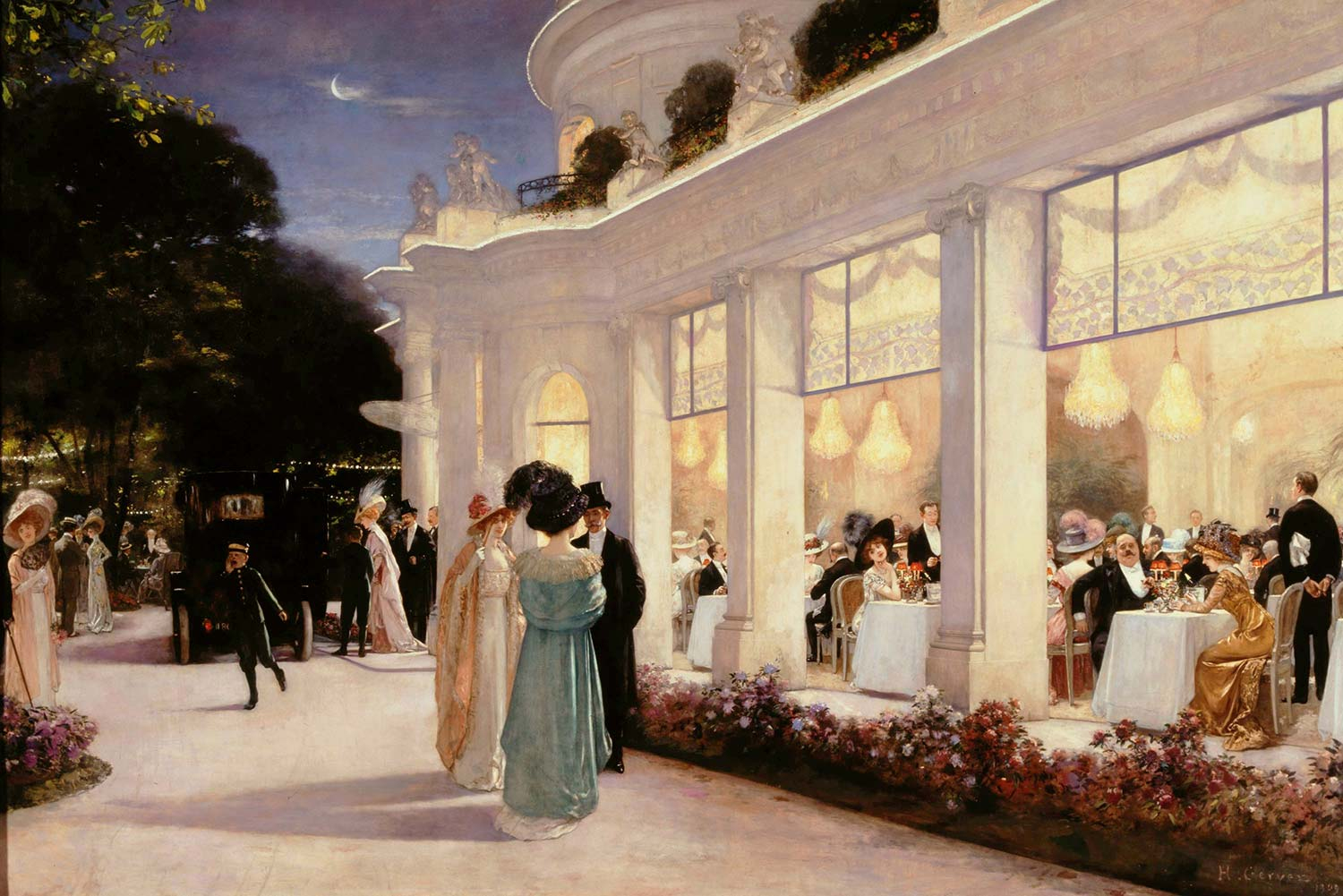 An Evening at Pre Catelan by Henri Gervex