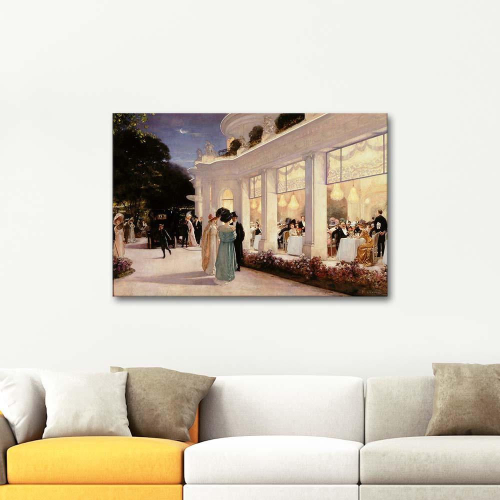 Henri Gervex An Evening at Pre Catelan Art Print