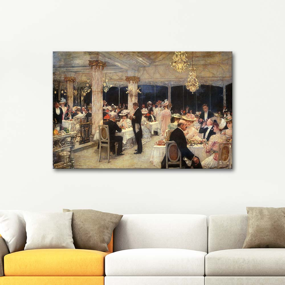Henri Gervex Armenonville The Evening Of The Grand Prix Art Print