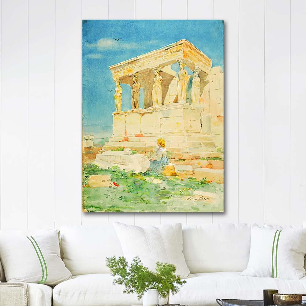 Henry Bacon The Erechtheum Art Print