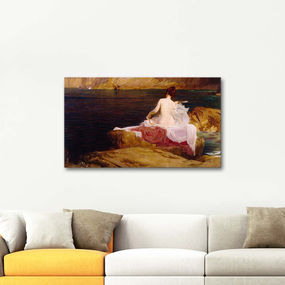 Herbert James Draper Calypso Island Art Print
