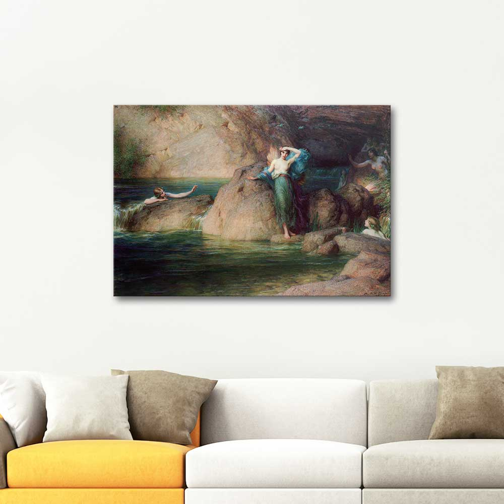 Herbert James Draper Halcyone Art Print