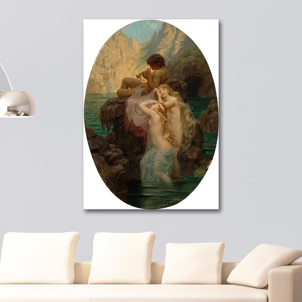 Herbert James Draper Sea Melodies Art Print