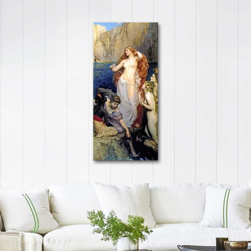 Herbert James Draper The Pearls of Aphrodite Art Print