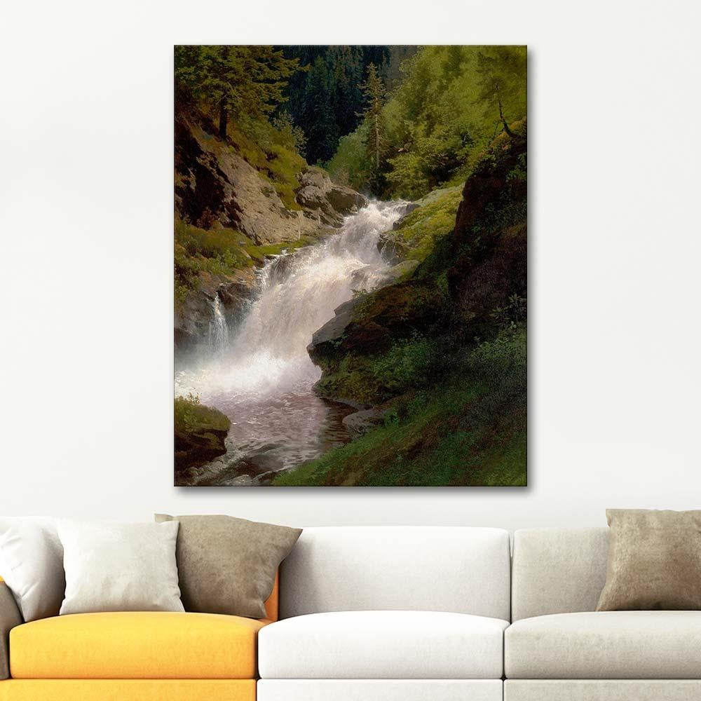 Hermann Herzog Winona Falls Art Print