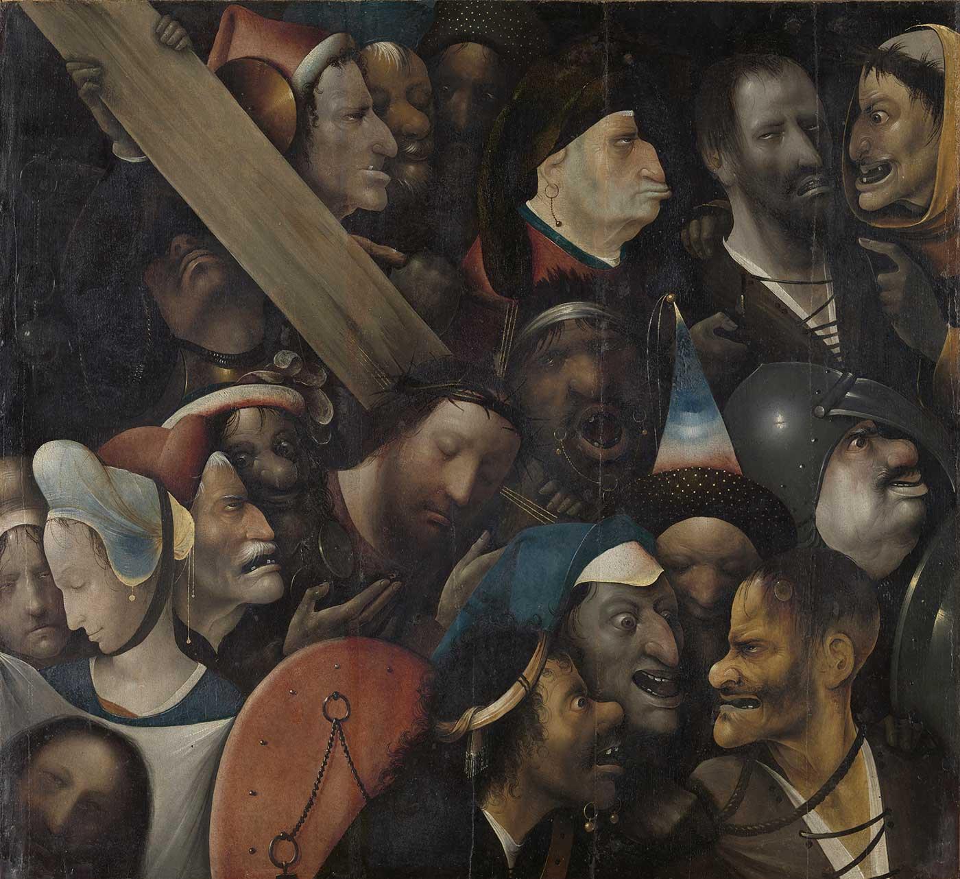 Hieronymus Bosch İsa Çarmıhı Taşırken Kanvas Tablo
