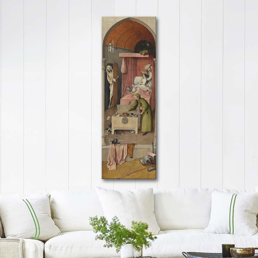 Hieronymus Bosch Death and the Miser Art Print