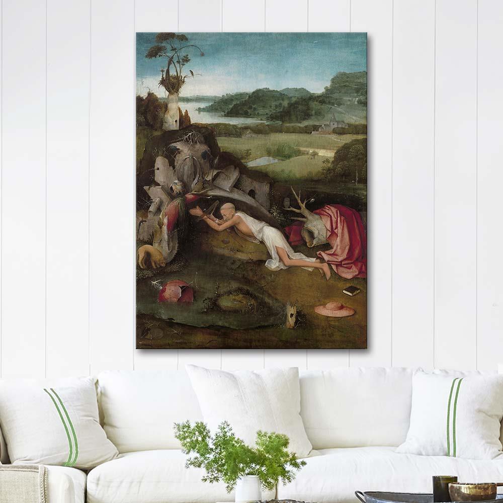 Hieronymus Bosch Saint Jerome at Prayer Art Print