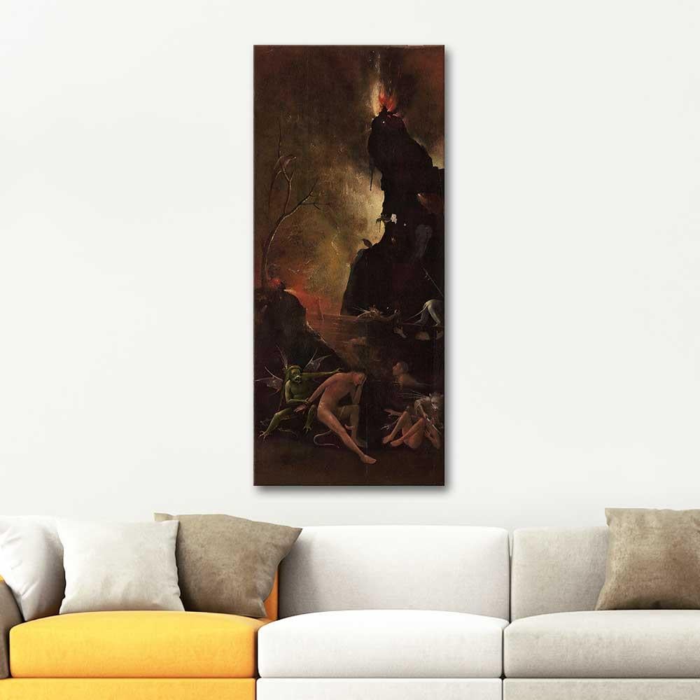 Hieronymus Bosch Visions of the Hereafter Hell 02 Art Print