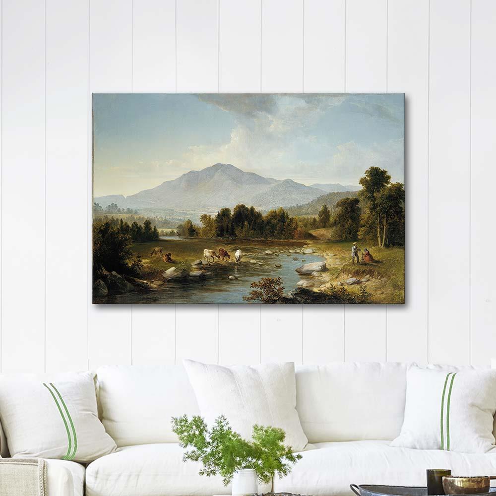 Asher Brown Durand Shandaken Dağları Kanvas Tablo