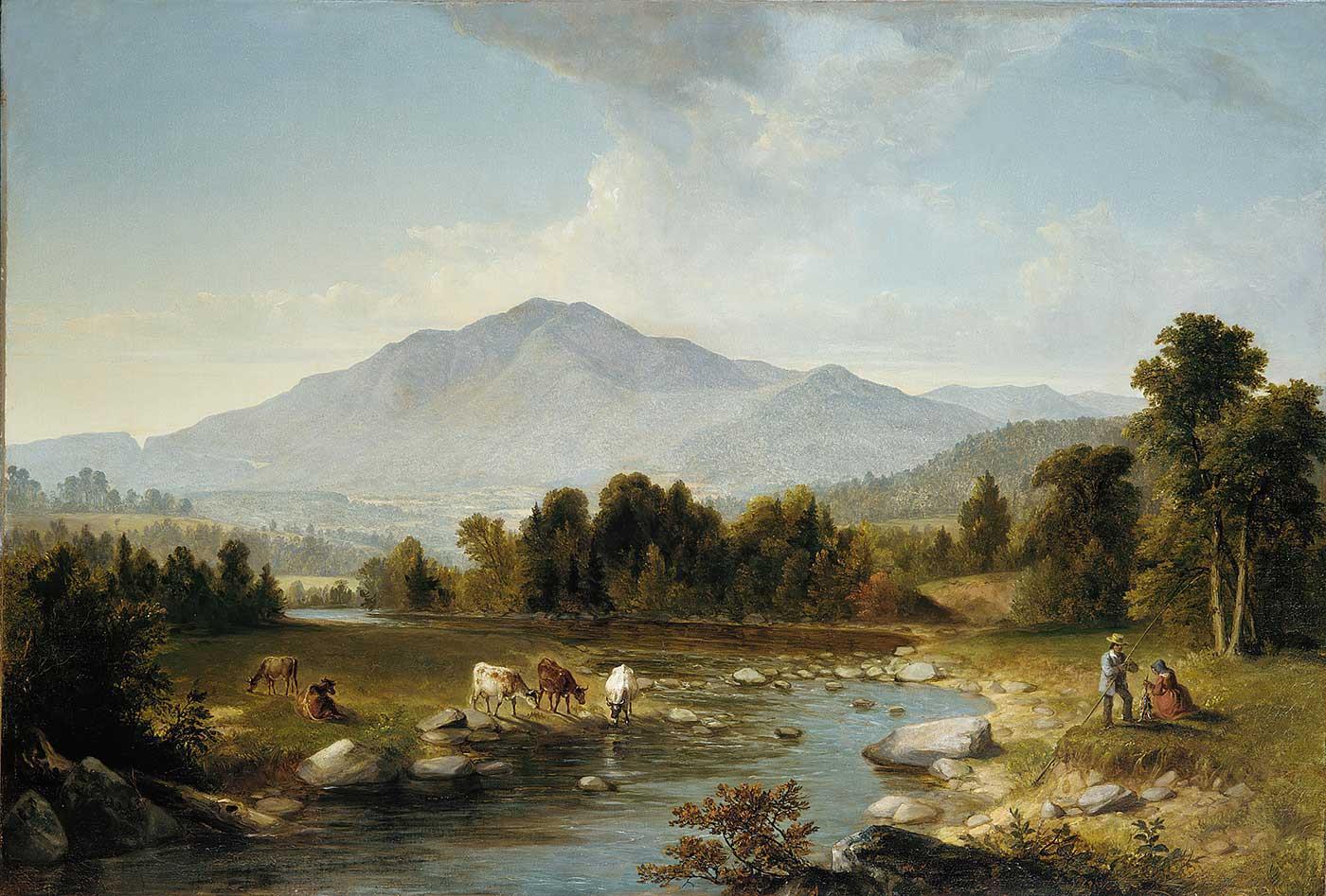 Asher Brown Durand Shandaken Dağları Kanvas Tablo