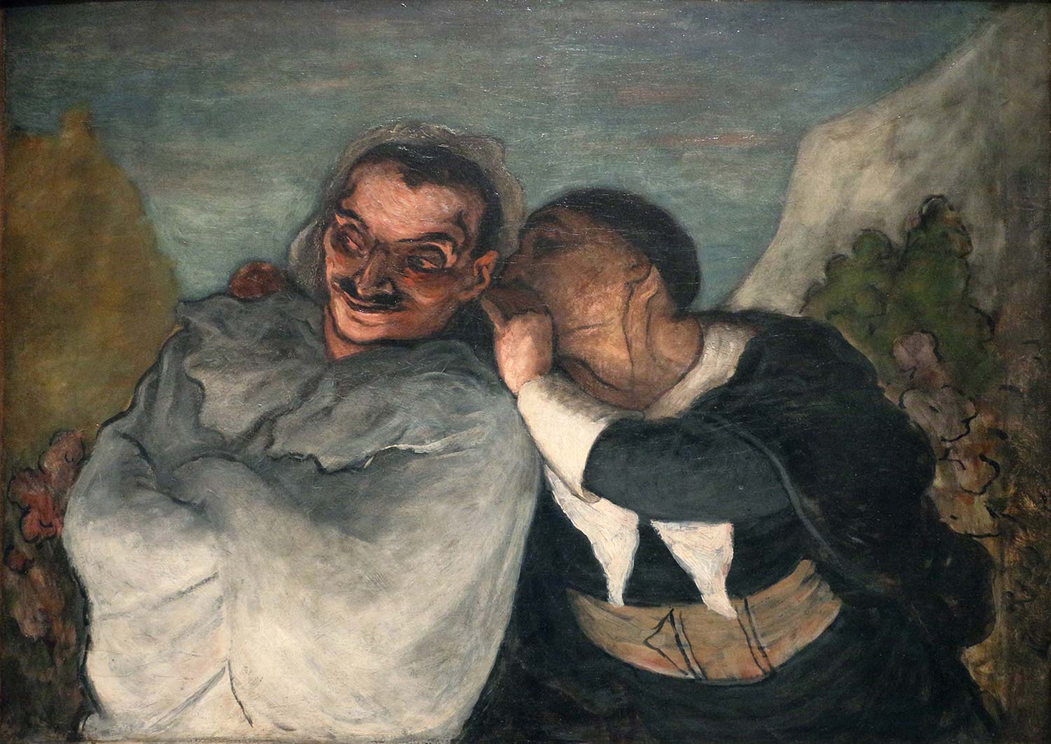 Crispin and Scapin by Honore Daumier