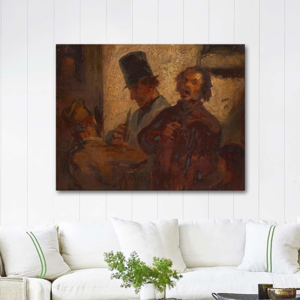 Honore Daumier Street Musicians Art Print