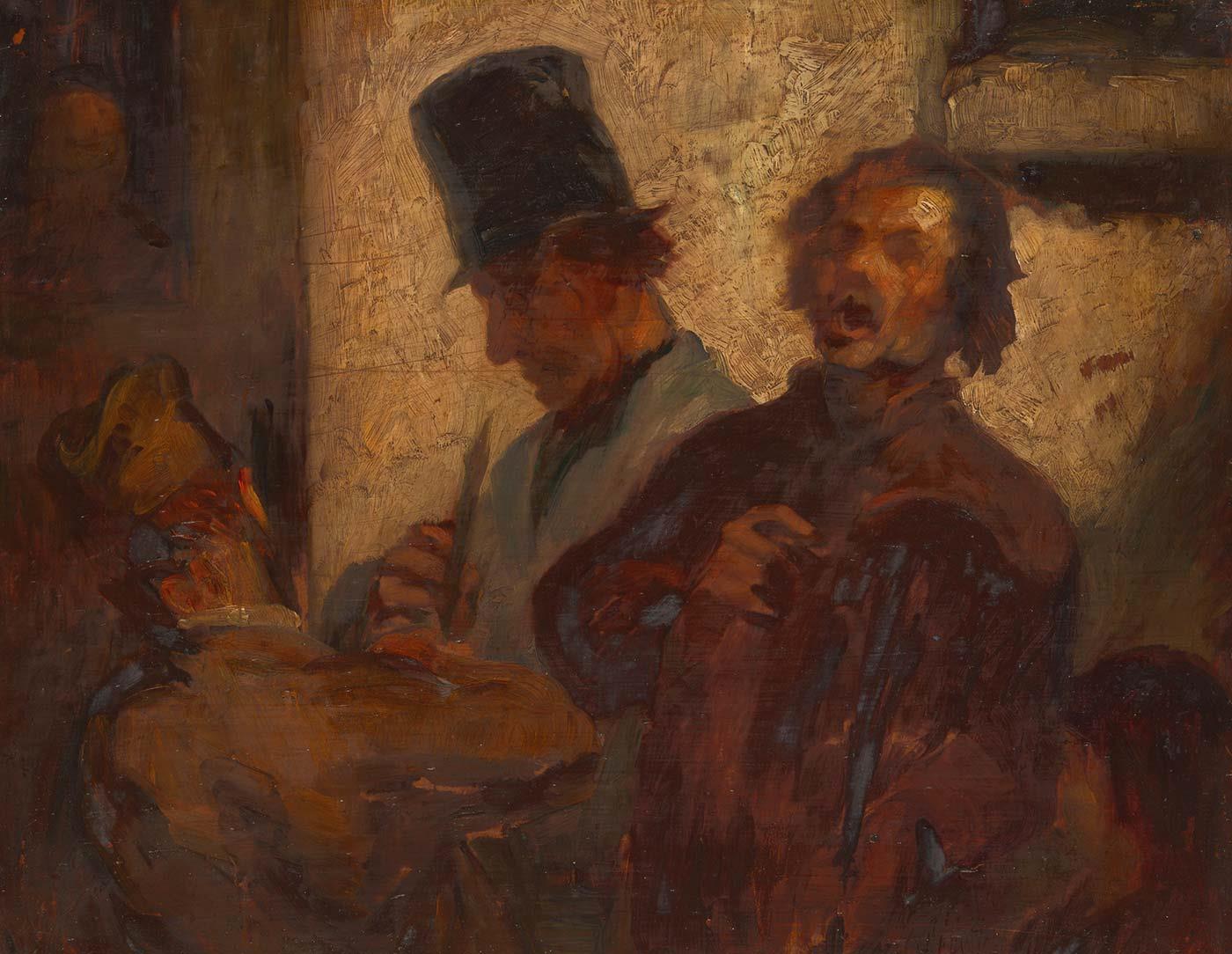 Honore Daumier Street Musicians Art Print