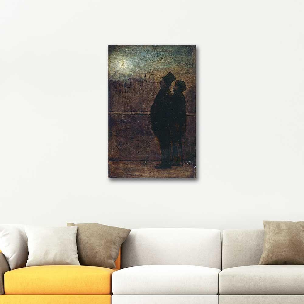 Honore Daumier The Night Walkers Art Print