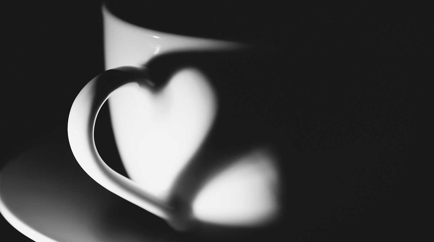 Aşk Ve Kahve Kanvas Tablo