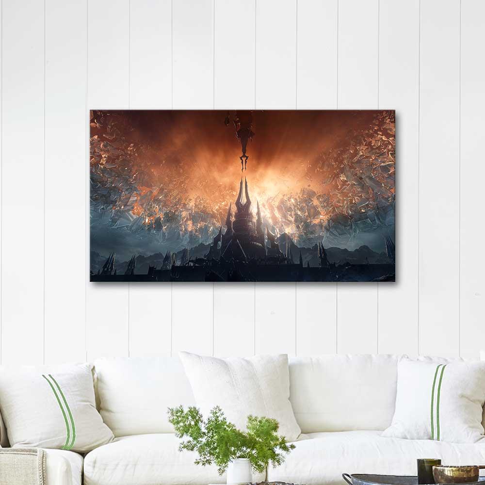 Icecrown Shadowlands as Art Print