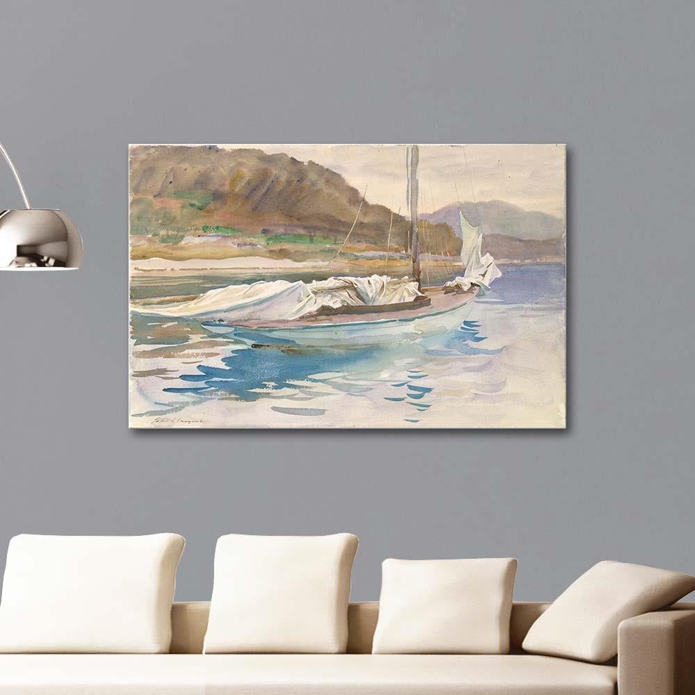 Idle Sails by John Singer Sargent as Art Print