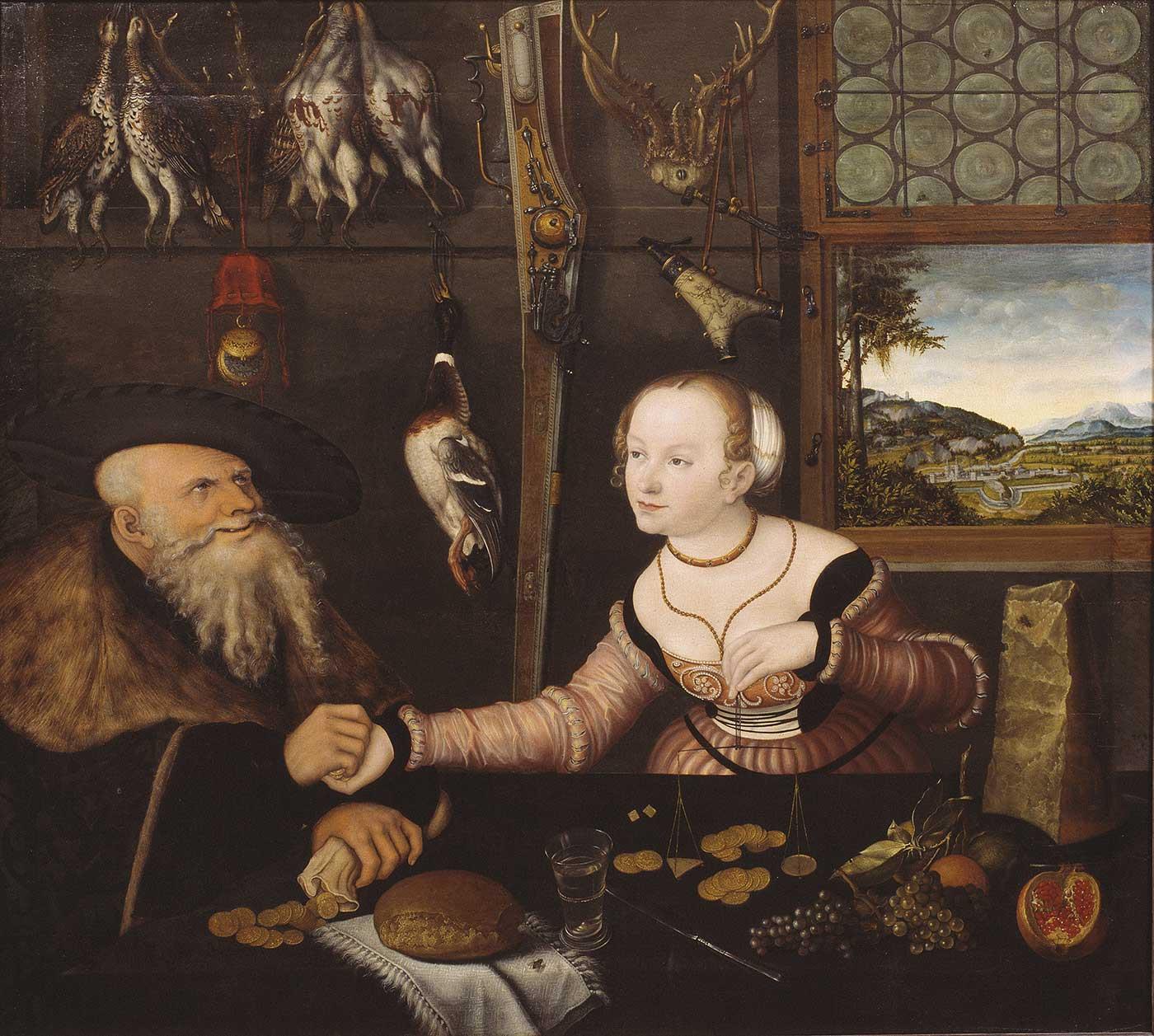 Ill Matched Couple by Lucas Cranach