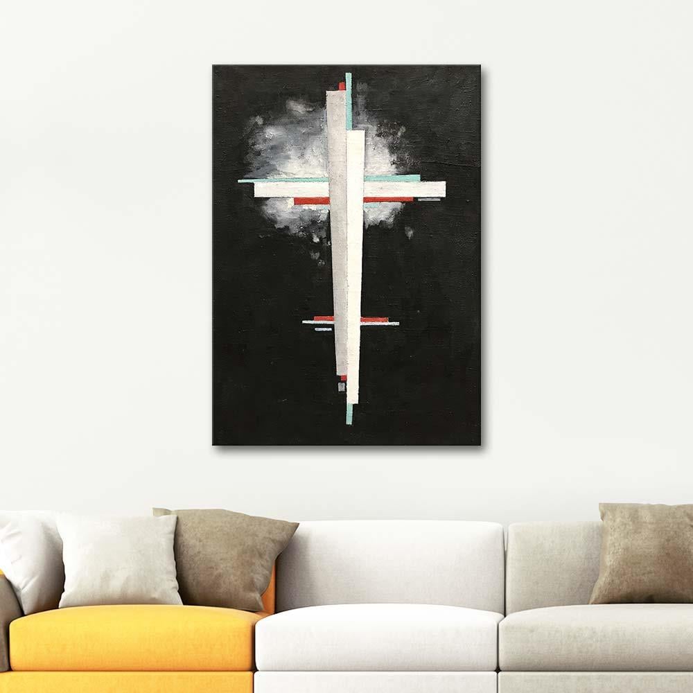 Ilya Chashnik Süprematism Kanvas Tablo