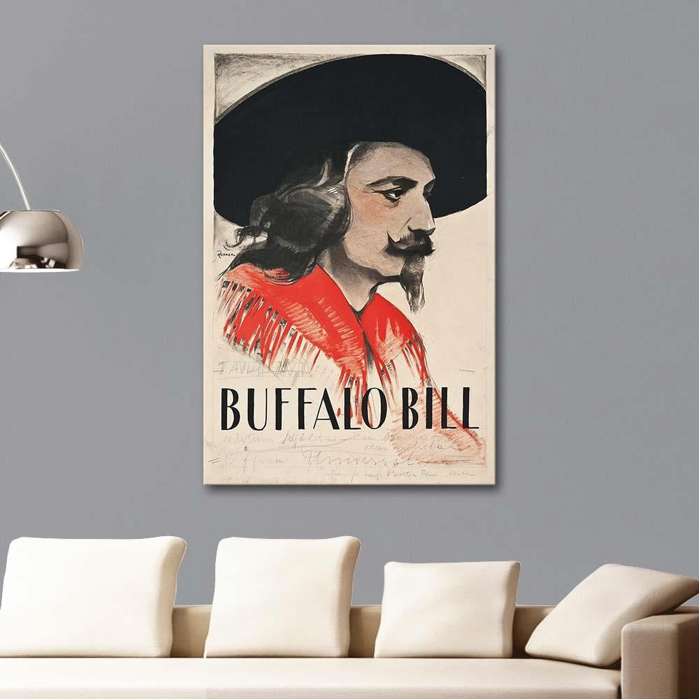 Eric Rohman Buffalo Bill Kanvas Tablo