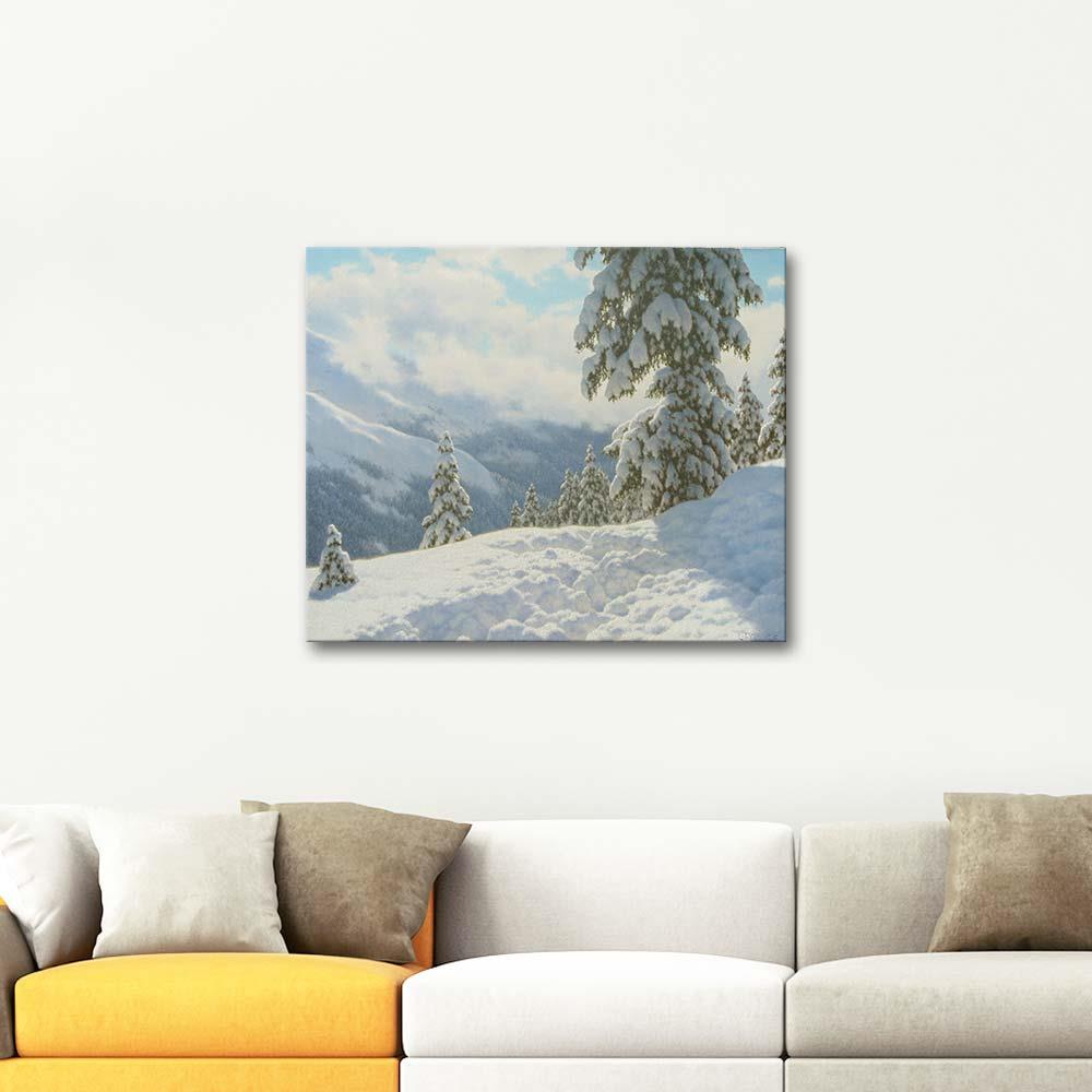 In the Hights by Ivan Fedorovich Choultse as Art Print
