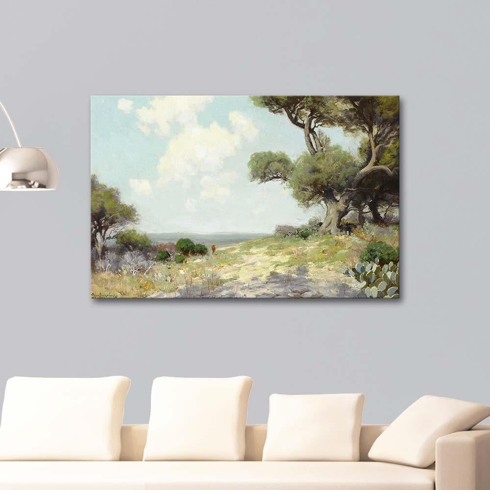 Julian Onderdonk Güneybatı Texas'da Çayırlar Kanvas Tablo
