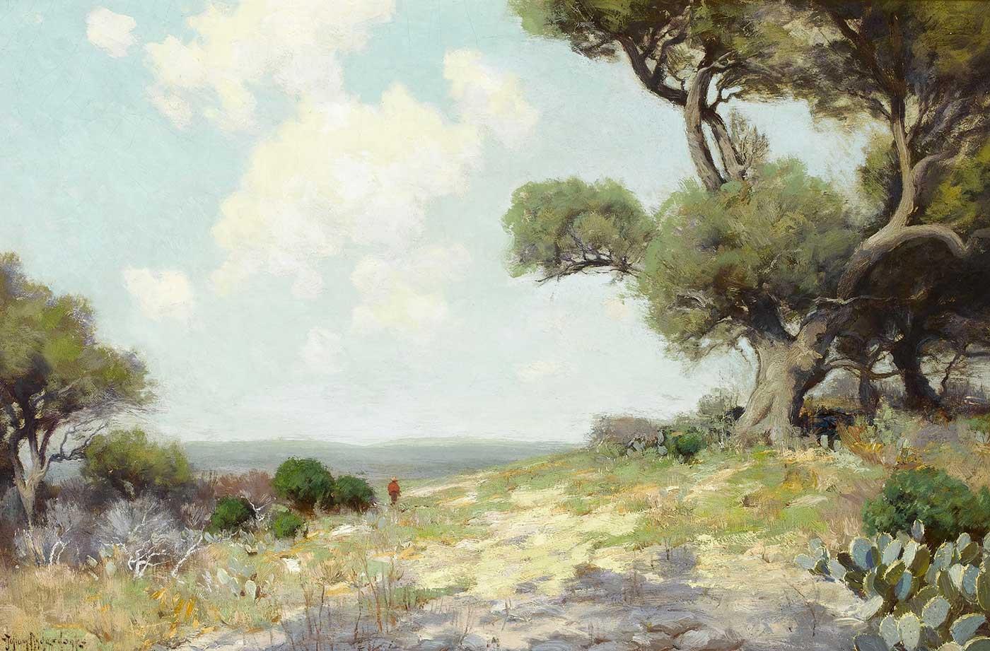 Julian Onderdonk Güneybatı Texas'da Çayırlar Kanvas Tablo
