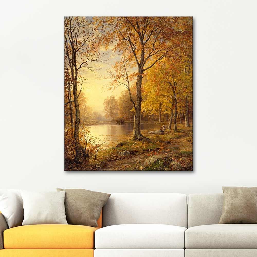 Indian Summer by William Trost Richards as Art Print