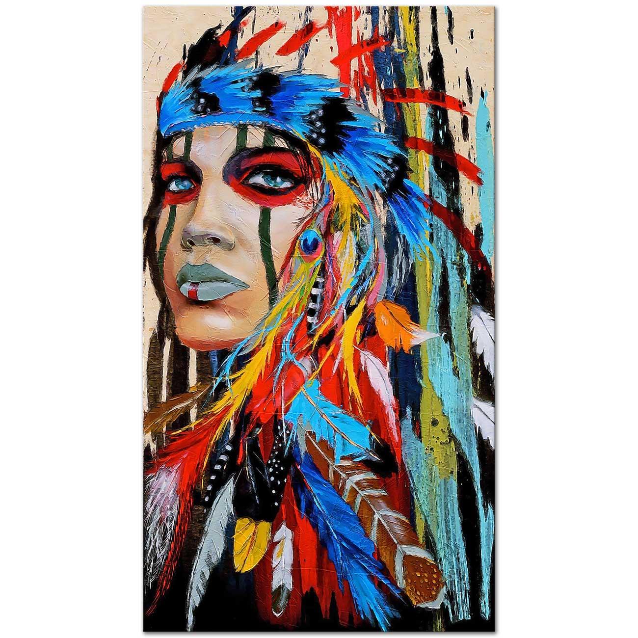 Indian Woman Art Print