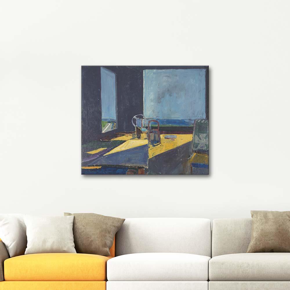 Interior With View Of The Ocean by Richard Diebenkorn as Art Print