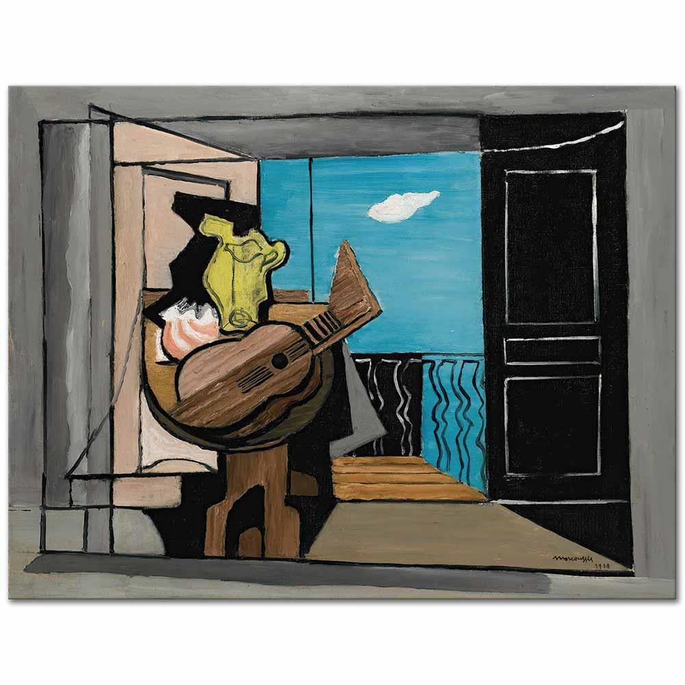 Louis Marcoussis Balkonlu İçmekan Kanvas Tablo