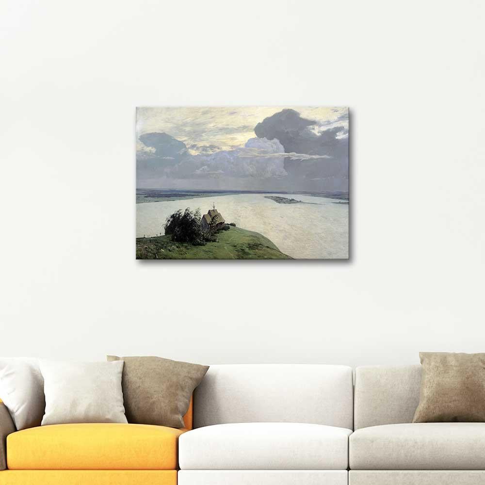 Isaac Levitan Eternal Rest Art Print