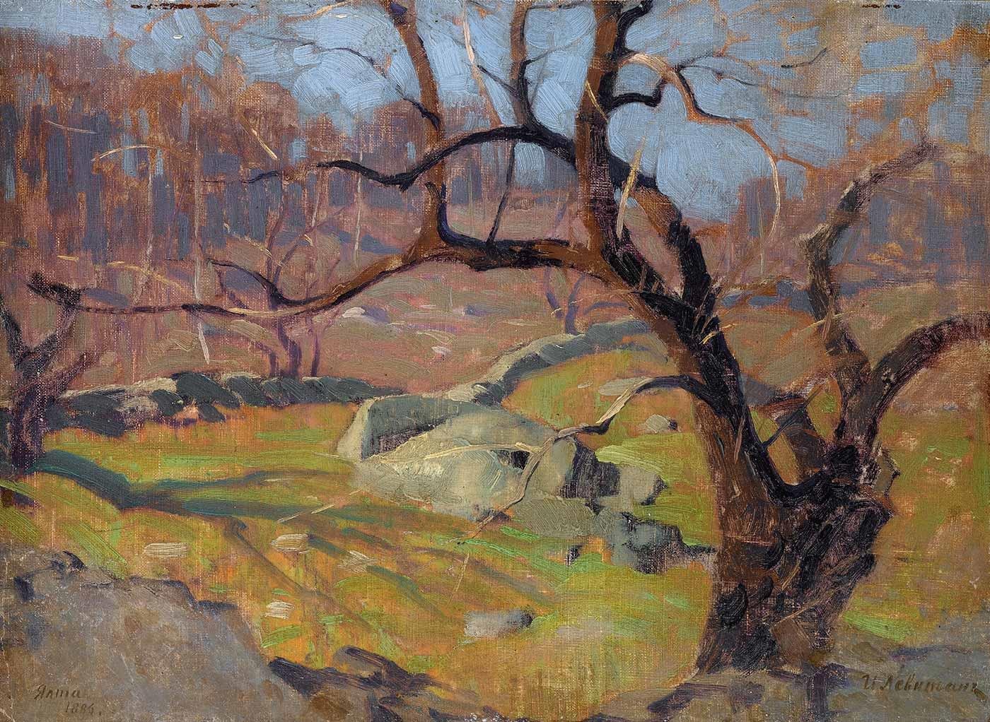 View Near Yalta by Isaac Levitan