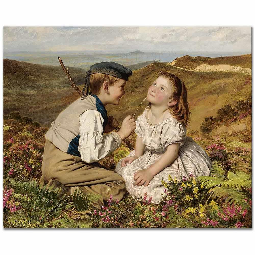 Sophie Gengembre Anderson Dokun ve Git Kanvas Tablo