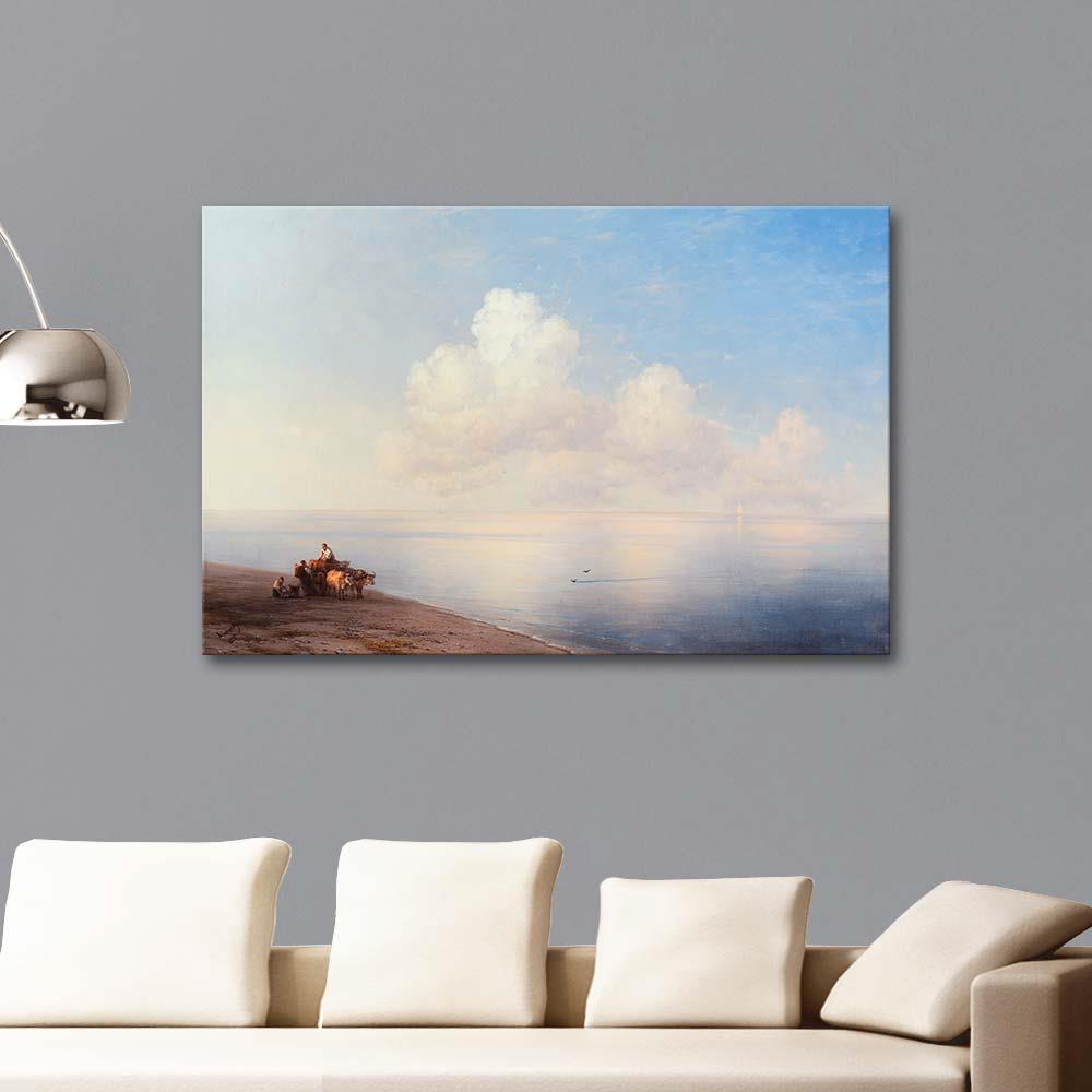 Ivan Aivazovsky Clouds Over The Calm Sea Art Print