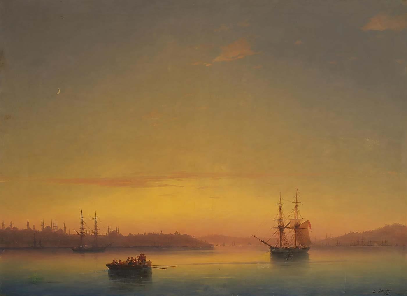 Constantinople at Dawn by Ivan Aivazovsky