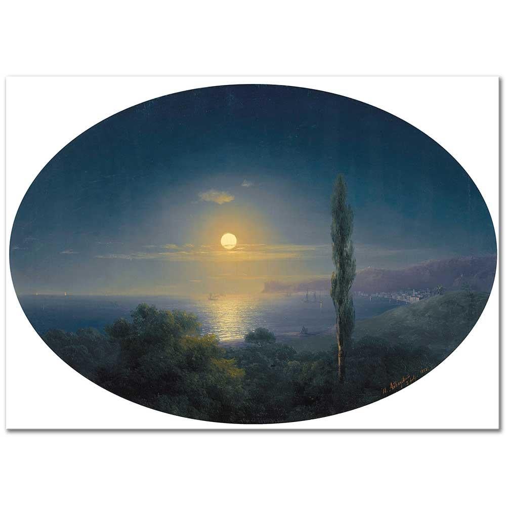 Crimean Coast by Moonlight by Ivan Aivazovsky