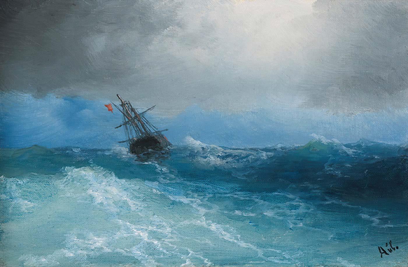 Gathering Storm by Ivan Aivazovsky