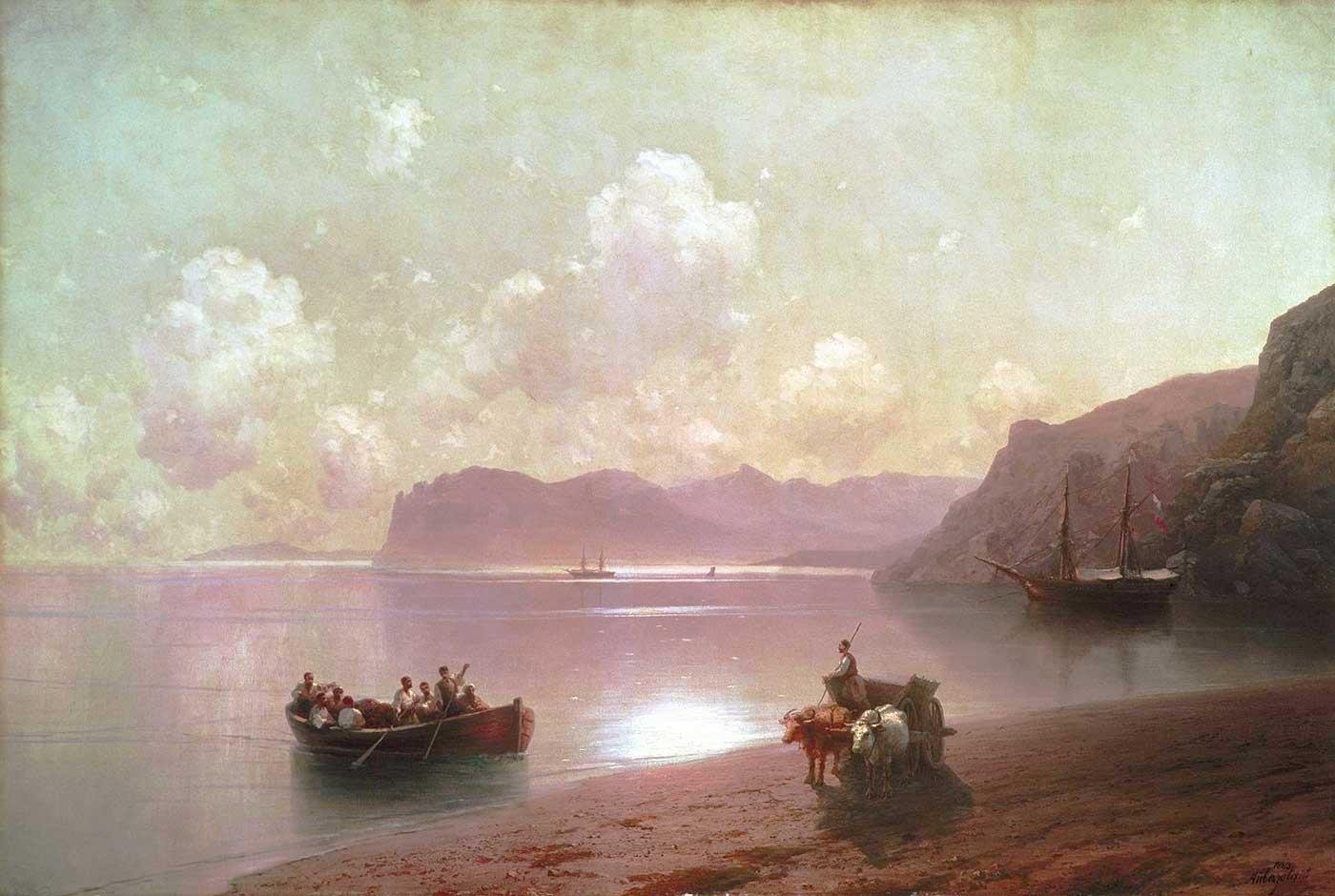 Ivan Ayvazovski Denizde Sabah Kanvas Tablo